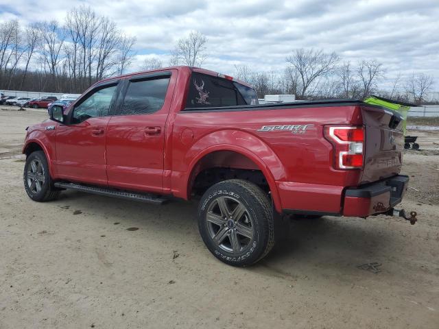 1FTEW1EP2LFB85394 - 2020 FORD F150 SUPERCREW RED photo 2