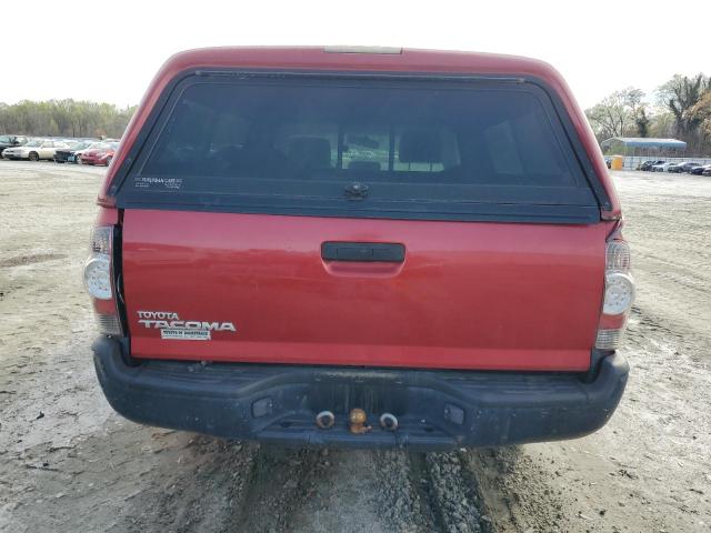 5TENX4CN4AZ707278 - 2010 TOYOTA TACOMA RED photo 6