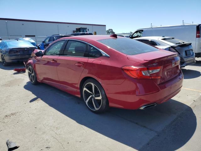 1HGCV1F39JA192960 - 2018 HONDA ACCORD SPORT RED photo 2