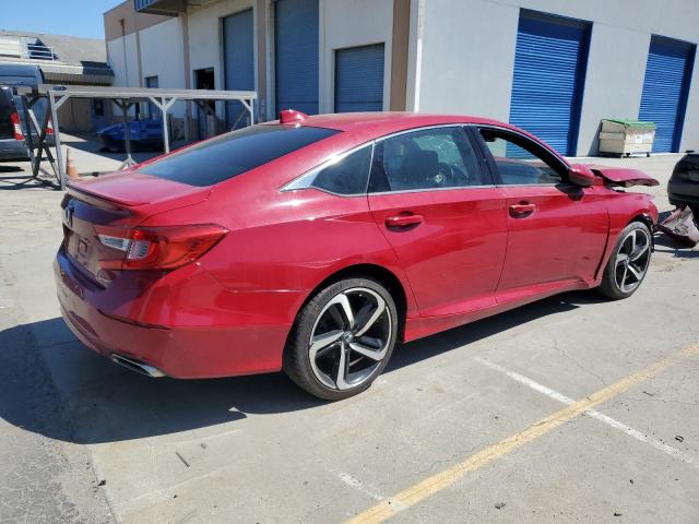 1HGCV1F39JA192960 - 2018 HONDA ACCORD SPORT RED photo 3