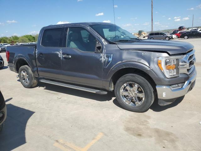 1FTEW1CB6MFA73528 - 2021 FORD F150 SUPERCREW GRAY photo 4