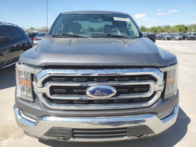 1FTEW1CB6MFA73528 - 2021 FORD F150 SUPERCREW GRAY photo 5