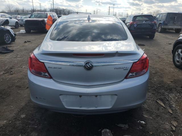 2G4GP5EC1B9185688 - 2011 BUICK REGAL CXL SILVER photo 6