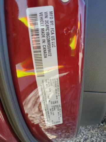 2C4RC1BG3MR559472 - 2021 CHRYSLER PACIFICA TOURING L RED photo 14