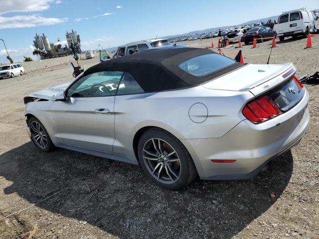 1FATP8UH4H5267296 - 2017 FORD MUSTANG SILVER photo 2