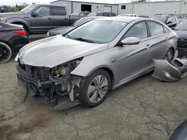 KMHEC4A41DA079552 - 2013 HYUNDAI SONATA HYBRID SILVER photo 1