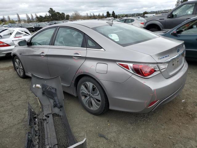 KMHEC4A41DA079552 - 2013 HYUNDAI SONATA HYBRID SILVER photo 2