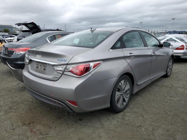 KMHEC4A41DA079552 - 2013 HYUNDAI SONATA HYBRID SILVER photo 3