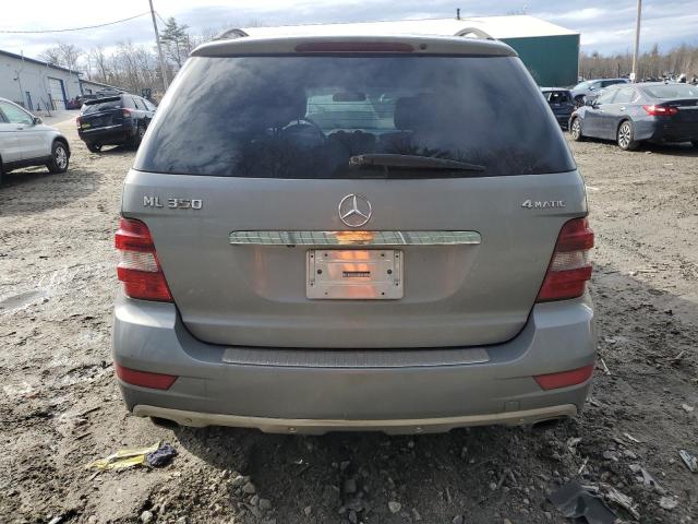 4JGBB8GB7AA562980 - 2010 MERCEDES-BENZ ML 350 4MATIC GRAY photo 6