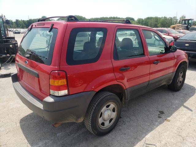 1FMYU01132KA95039 - 2002 FORD ESCAPE XLS RED photo 4