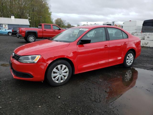3VW2K7AJXDM266113 - 2013 VOLKSWAGEN JETTA BASE RED photo 1