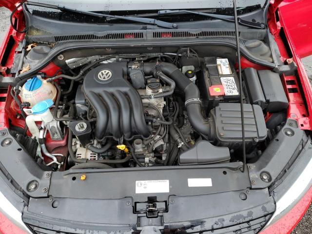 3VW2K7AJXDM266113 - 2013 VOLKSWAGEN JETTA BASE RED photo 11