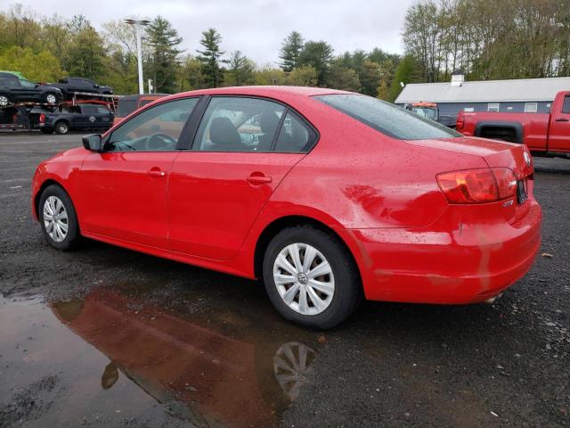 3VW2K7AJXDM266113 - 2013 VOLKSWAGEN JETTA BASE RED photo 2