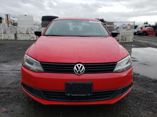 3VW2K7AJXDM266113 - 2013 VOLKSWAGEN JETTA BASE RED photo 5