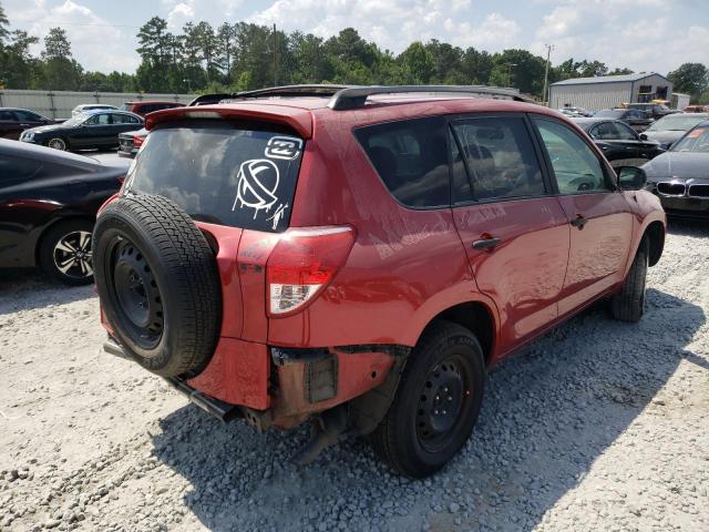 JTMZD33V565014749 - 2006 TOYOTA RAV4 RED photo 4