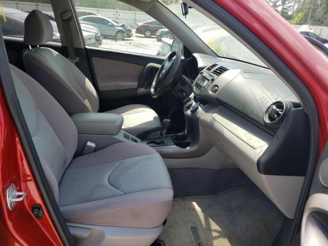 JTMZD33V565014749 - 2006 TOYOTA RAV4 RED photo 5