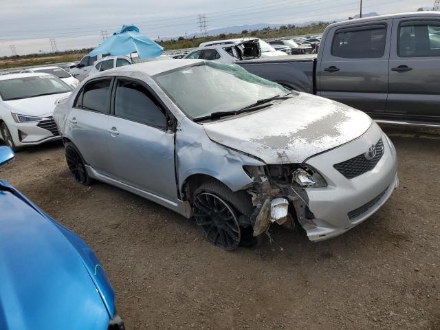 1NXBU40E89Z122641 - 2009 TOYOTA COROLLA BASE SILVER photo 4