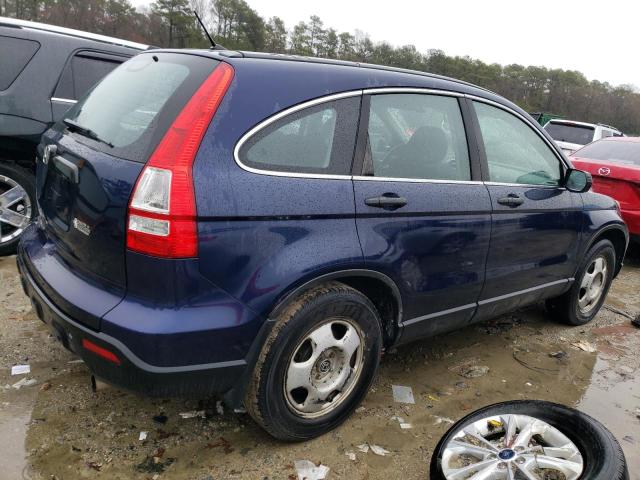 5J6RE48329L000487 - 2009 HONDA CR-V LX BLUE photo 3