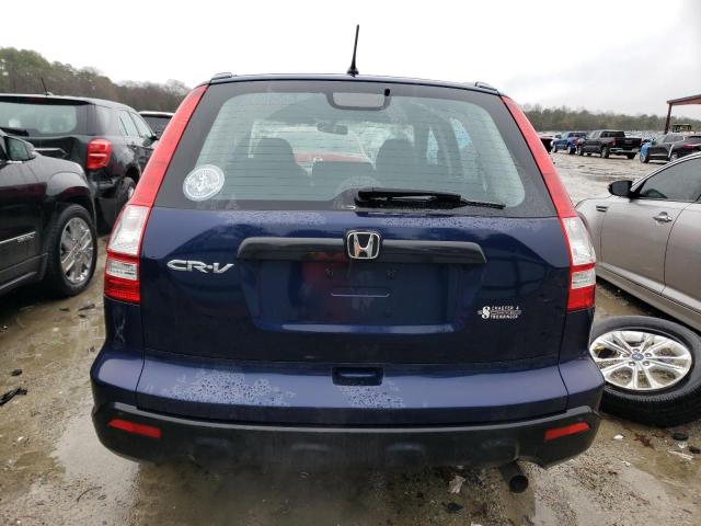 5J6RE48329L000487 - 2009 HONDA CR-V LX BLUE photo 6