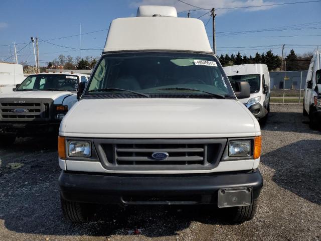 1FTSS34L83HB75417 - 2003 FORD ECONOLINE E350 SUPER DUTY VAN WHITE photo 5