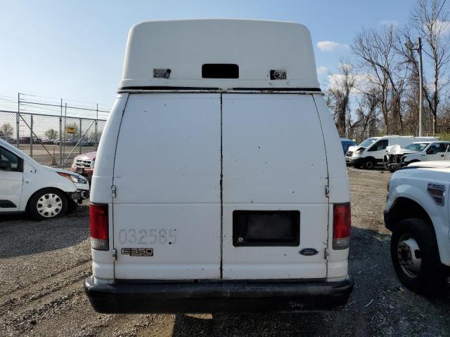 1FTSS34L83HB75417 - 2003 FORD ECONOLINE E350 SUPER DUTY VAN WHITE photo 6