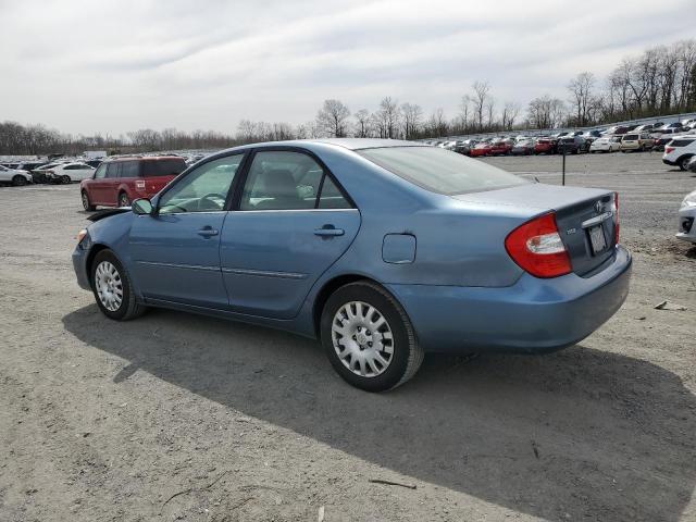 4T1BE30K04U877546 - 2004 TOYOTA CAMRY LE BLUE photo 2