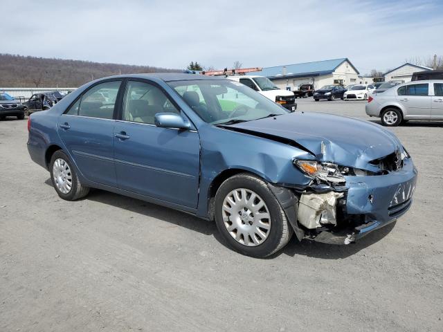 4T1BE30K04U877546 - 2004 TOYOTA CAMRY LE BLUE photo 4