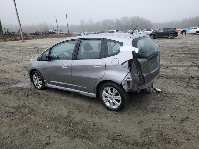 JHMGE88419S035457 - 2009 HONDA FIT SPORT SILVER photo 2