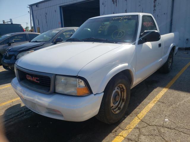 1GTCS14H138257364 - 2003 GMC SONOMA WHITE photo 2