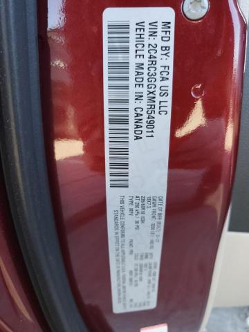 2C4RC3GGXMR549011 - 2021 CHRYSLER PACIFICA LIMITED RED photo 14