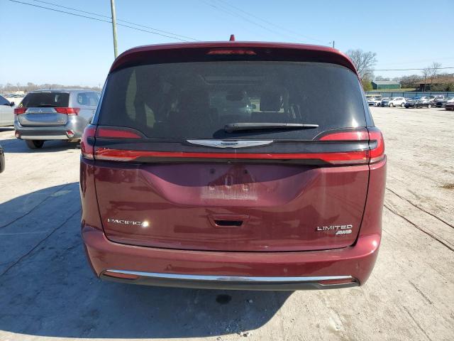 2C4RC3GGXMR549011 - 2021 CHRYSLER PACIFICA LIMITED RED photo 6