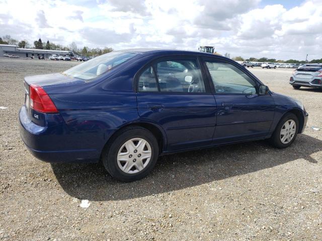 2HGES16563H525591 - 2003 HONDA CIVIC LX BLUE photo 3