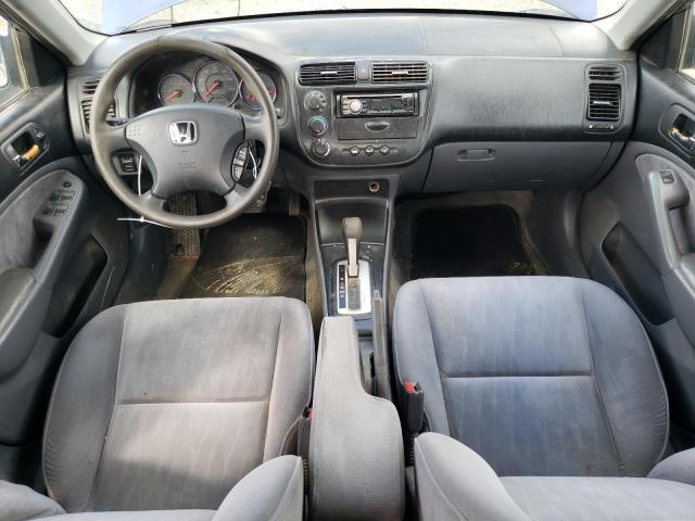 2HGES16563H525591 - 2003 HONDA CIVIC LX BLUE photo 8