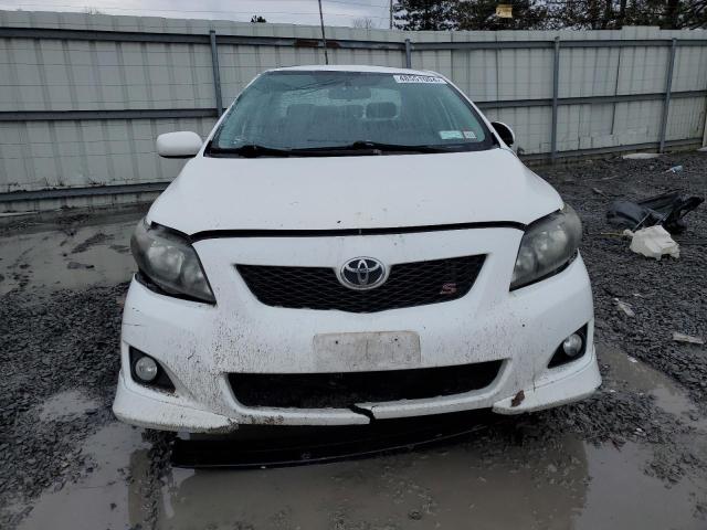 2T1BU40E39C115162 - 2009 TOYOTA COROLLA BASE WHITE photo 5