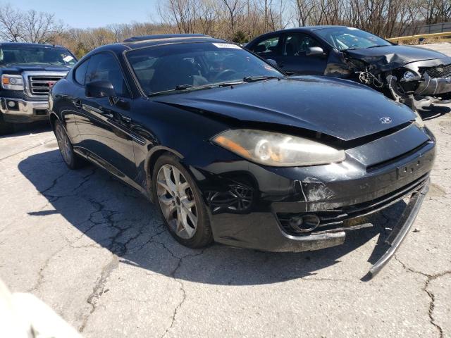 KMHHM66D38U265788 - 2008 HYUNDAI TIBURON GS BLACK photo 4