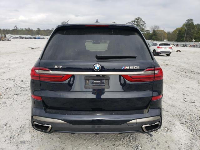 5UXCX6C06M9E24390 - 2021 BMW X7 M50I BLUE photo 6