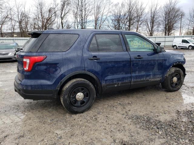 1FM5K8AR0KGA78845 - 2019 FORD EXPLORER POLICE INTERCEPTOR Mavi foto 3