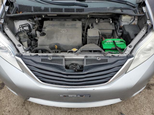 5TDKK3DC4CS178875 - 2012 TOYOTA SIENNA LE SILVER photo 12