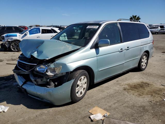 2HKRL18732H585569 - 2002 HONDA ODYSSEY EXL BLUE photo 1