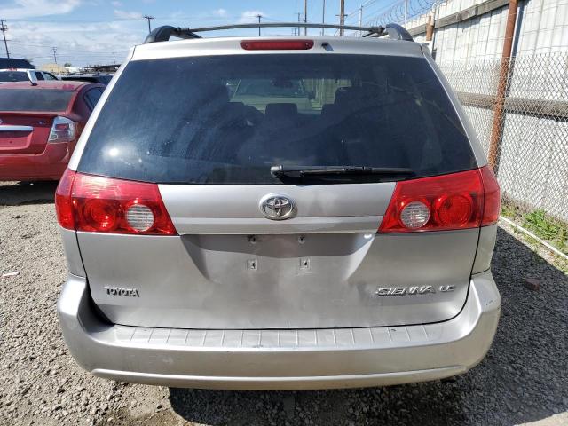 5TDZA23C96S500296 - 2006 TOYOTA SIENNA CE GRAY photo 6