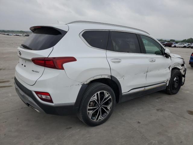 5NMS5CAA3KH012794 - 2019 HYUNDAI SANTA FE LIMITED WHITE photo 3