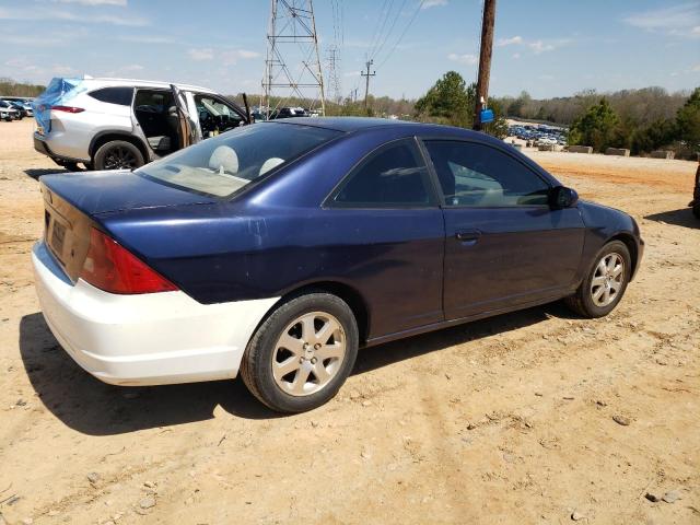 1HGEM22903L069048 - 2003 HONDA CIVIC EX BLUE photo 3