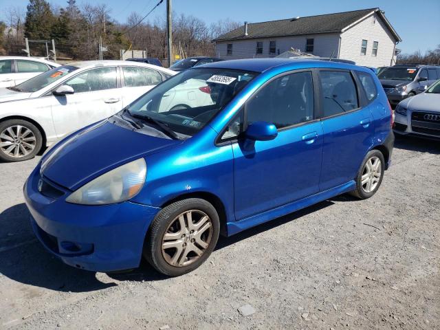 JHMGD38687S003769 - 2007 HONDA FIT S 蓝色 照片 1