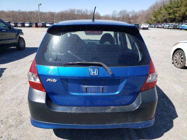 JHMGD38687S003769 - 2007 HONDA FIT S 蓝色 照片 6