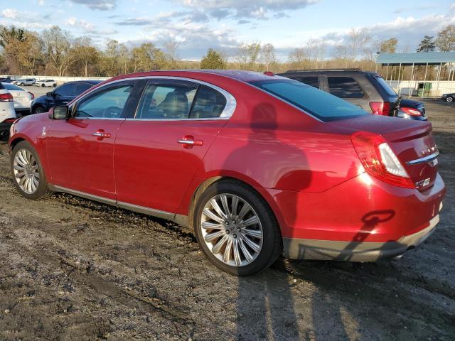 1LNHL9EK2FG601771 - 2015 LINCOLN MKS RED photo 2