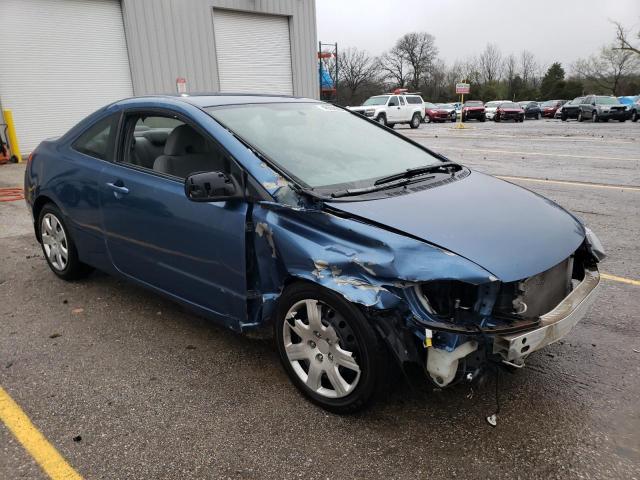 2HGFG12669H506410 - 2009 HONDA CIVIC LX BLUE photo 4