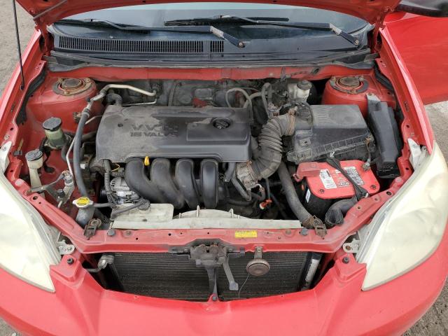 2T1KR32E06C612870 - 2006 TOYOTA COROLLA MA XR RED photo 11