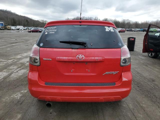 2T1KR32E06C612870 - 2006 TOYOTA COROLLA MA XR RED photo 6