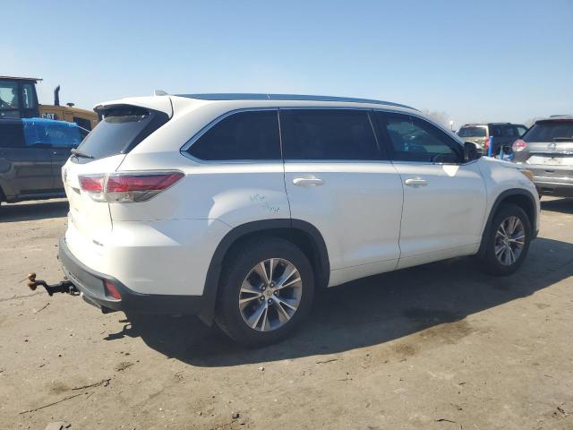 5TDJKRFH1FS200598 - 2015 TOYOTA HIGHLANDER XLE 白色 照片 3