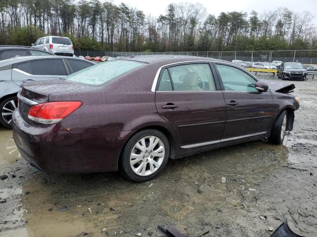 4T1BK3DB8BU375187 - 2011 TOYOTA AVALON BASE 勃艮第红 照片 3
